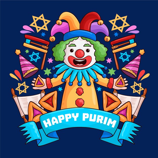 Drawing of purim day event