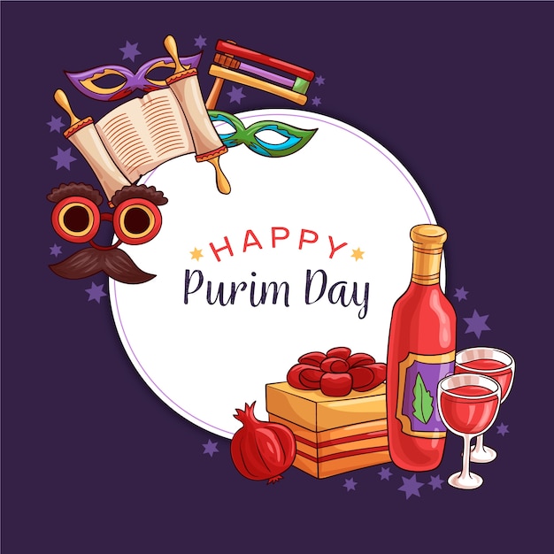 Drawing of purim day