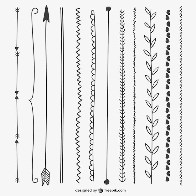 Drawn borders