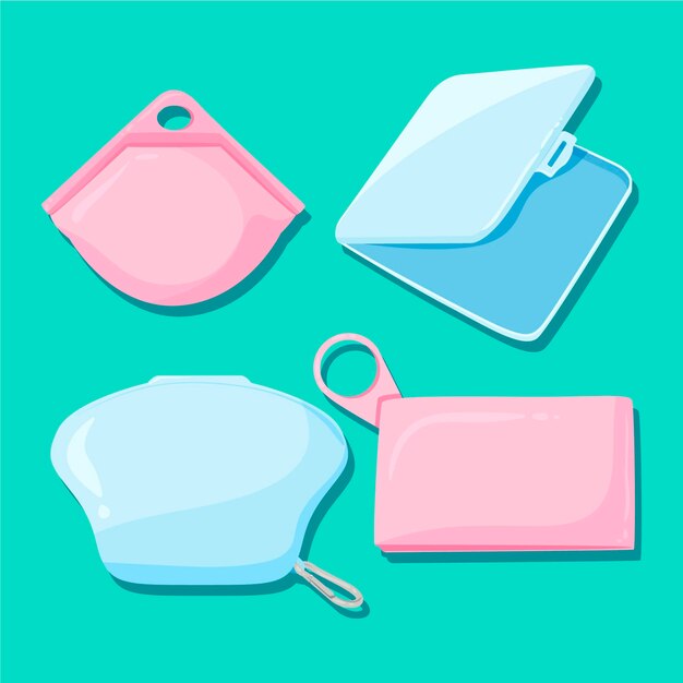 Drawn pack of face mask storage cases