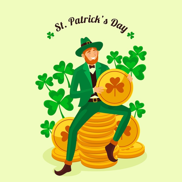 Free Vector drawn st. patrick's day illustrated