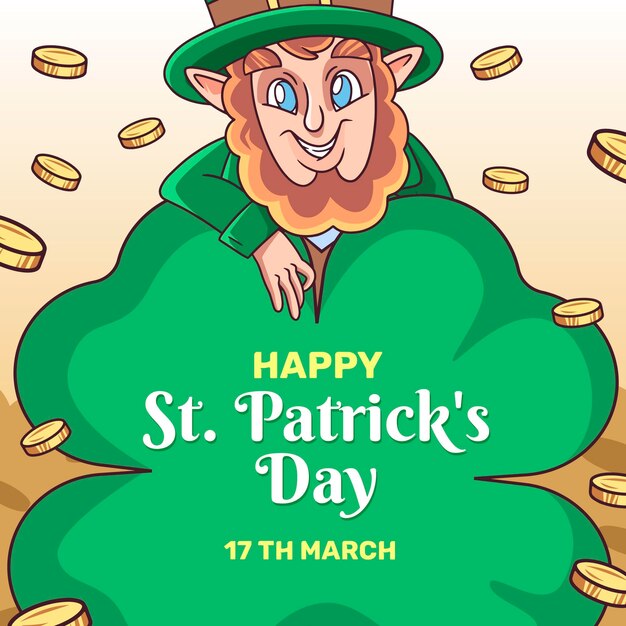 Drawn st. patrick's day illustrated