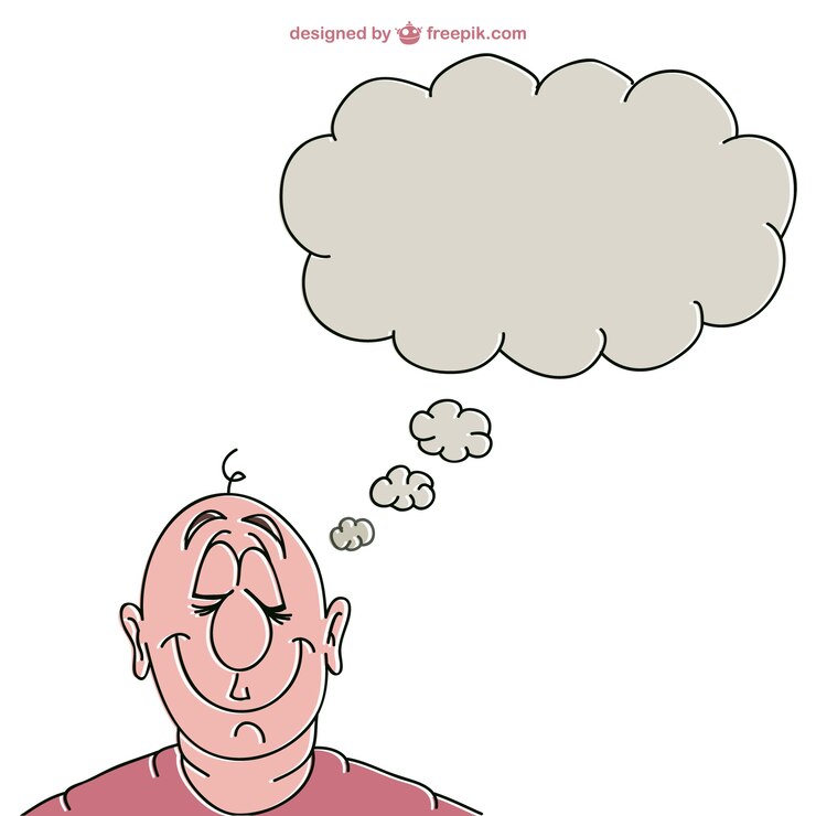 Free Vector dreamer man illustration