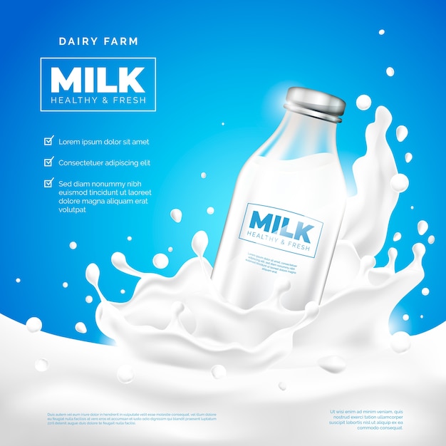 Drink ad milk company