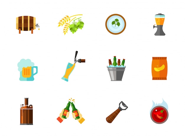Drink icons collection