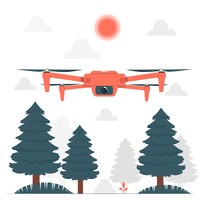 Illustrazione del concetto di drone