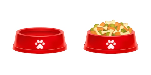 Download Free Vector Yellow And Green Dog Bowl For Food Yellowimages Mockups