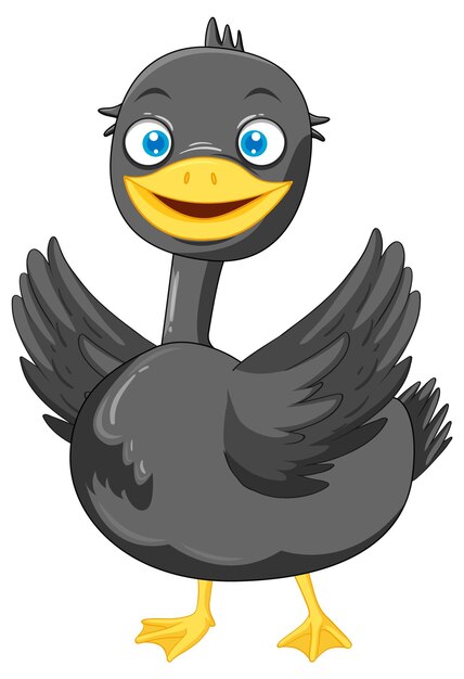 Duck mallard cartoon character