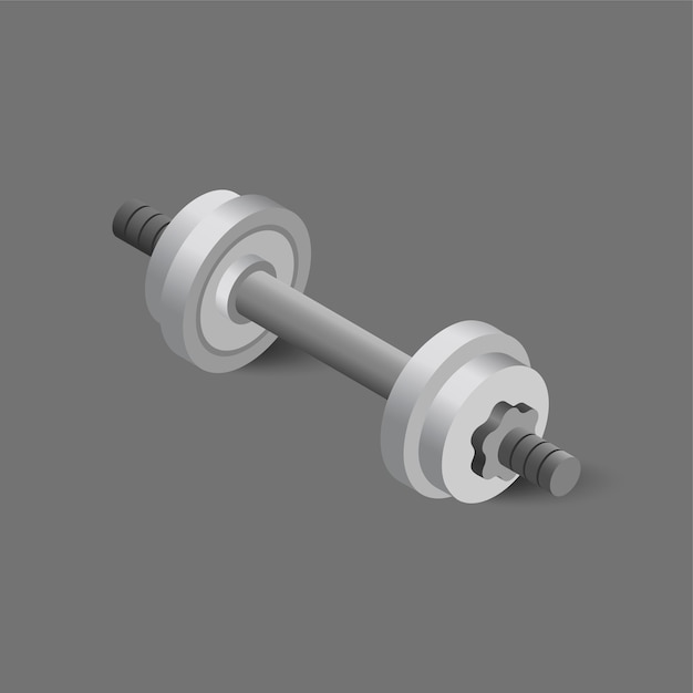 Free vector dumbbell