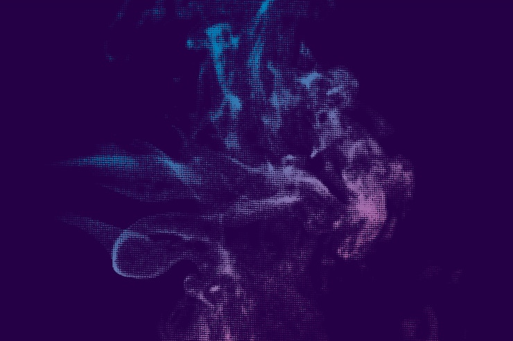 Free Vector duotone abstract background 
