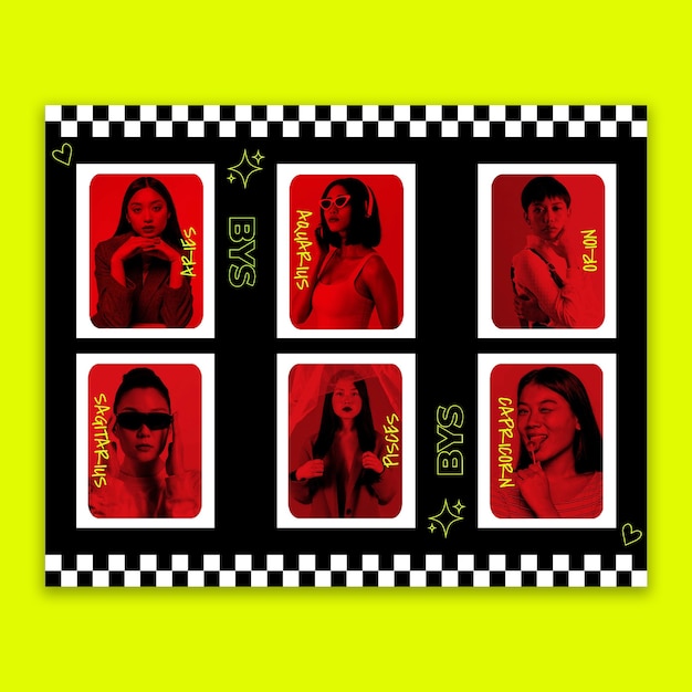 duotone bys kpop photocard photo collage