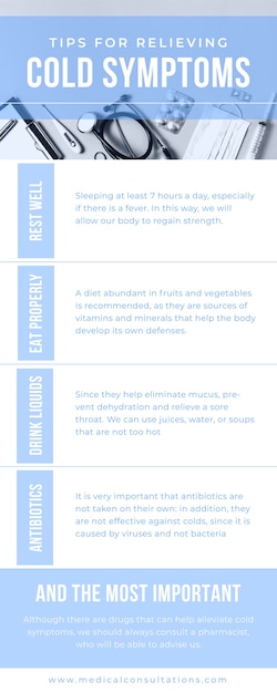 Free vector duotone medical general infographic