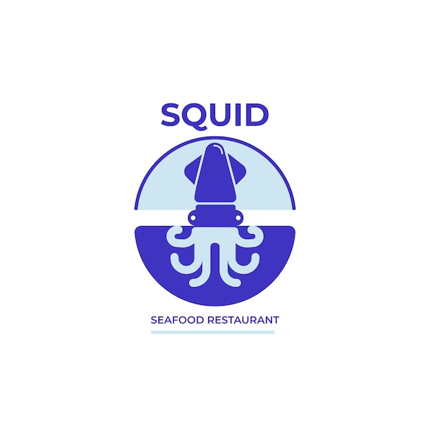 Двухцветный логотип ресторана