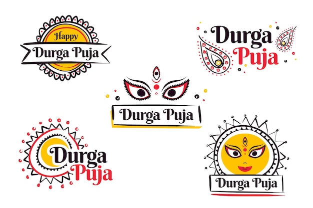 Durga-puja 라벨 컬렉션