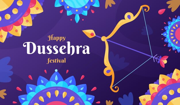 Dussehra banner template