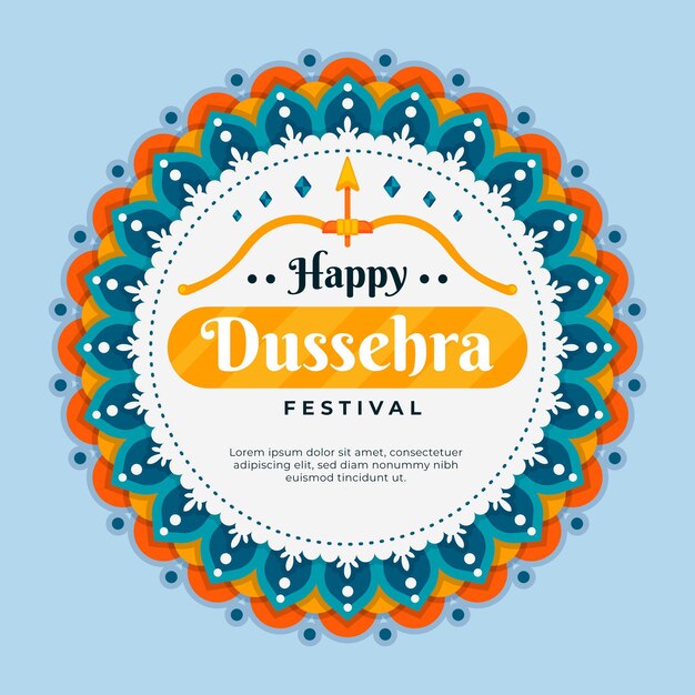 Dussehra illustration