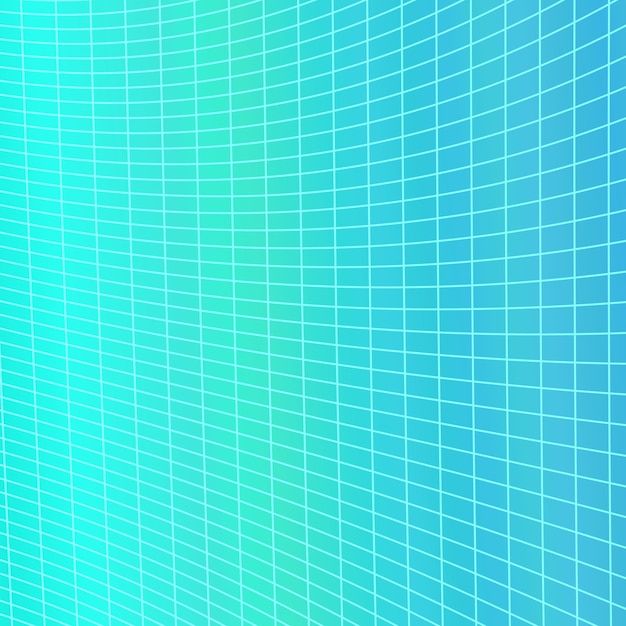 Dynamic abstract geometrical grid background - vector graphic from curved angular striped grid