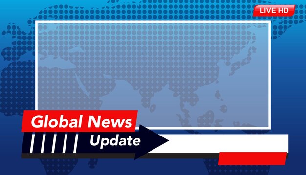 dynamic global news broadcast template