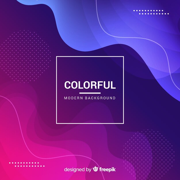 Dynamic gradient shapes background