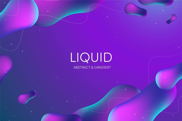 Free Vector dynamic liquid background in gradient
