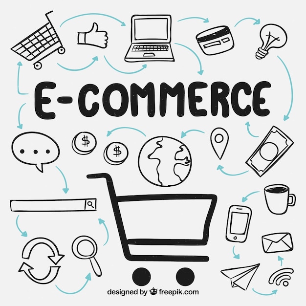 E-commerce background design