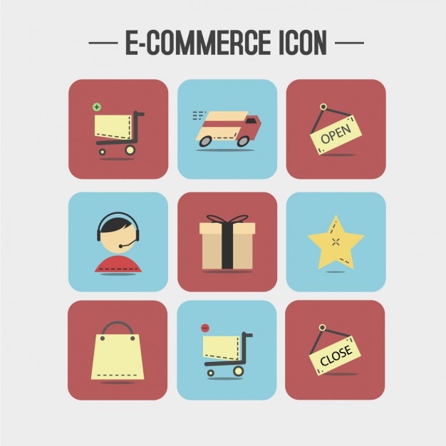 E-commerce icons collection