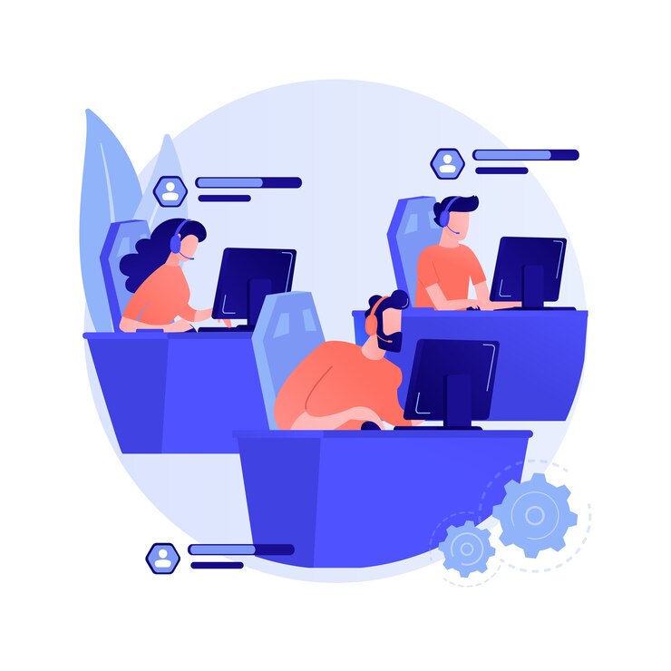 Free Vector e-sport team abstract concept vector illustration. group of e-sport gamers, pro team, online sport league, gaming championship, internet browser, playing together, collaboration abstract metaphor.