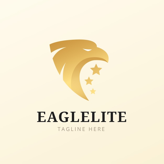 Бесплатное векторное изображение Шаблон дизайна логотипа eagle