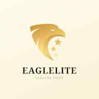 Free vector eagle logo design template