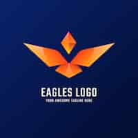 Free vector eagle logo design template