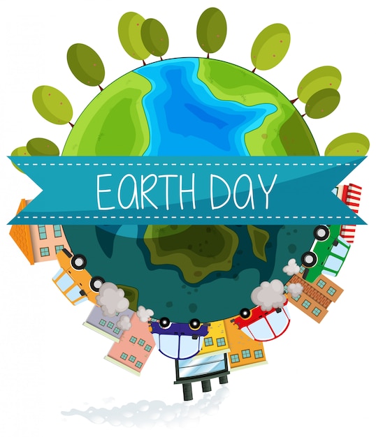 An earth day icon