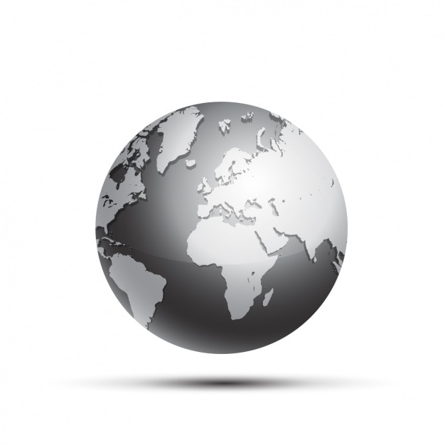 Earth globe design