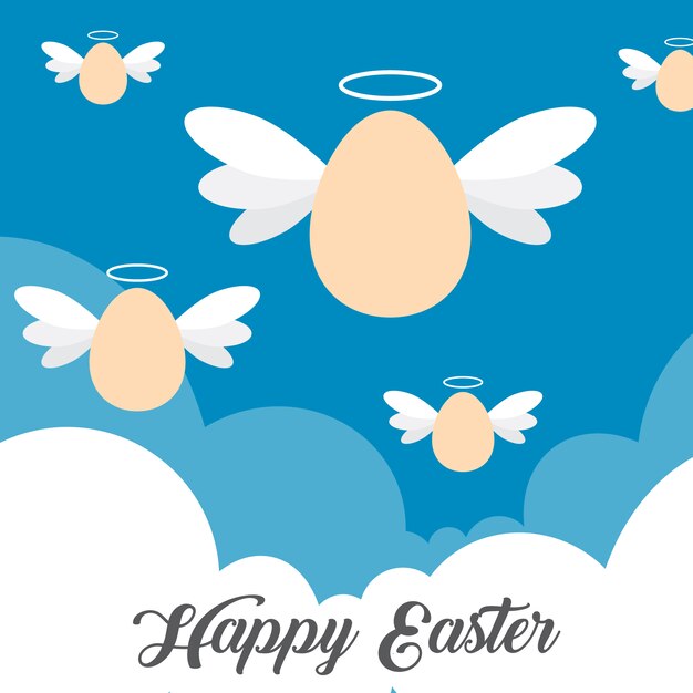 Background design di pasqua