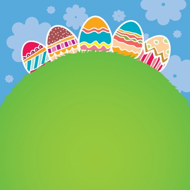 Free vector easter background design