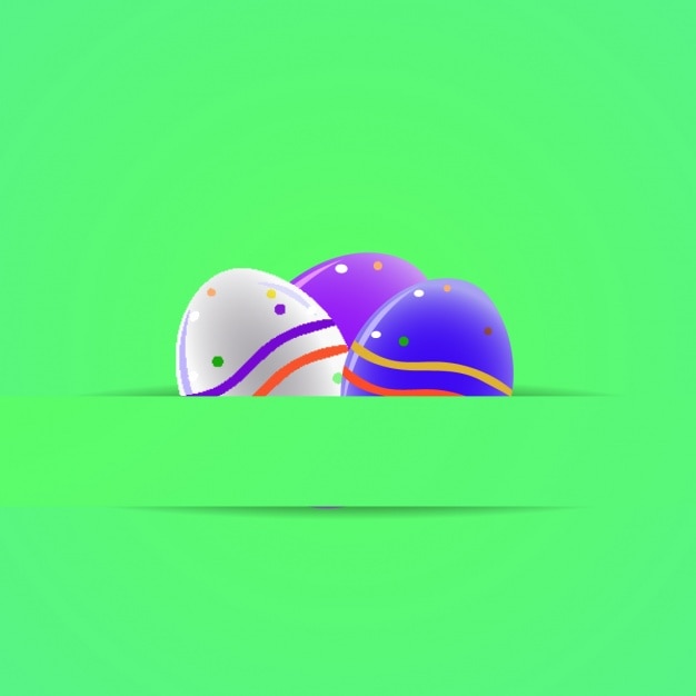 무료 Vector 부활절 배경 디자인