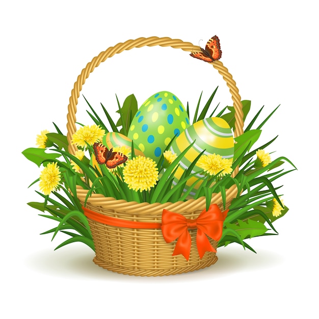 Free vector easter background design