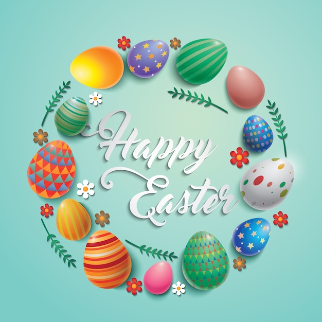 Background design di pasqua