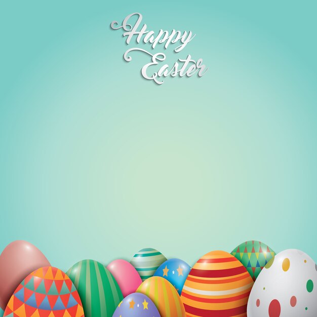 Easter background design