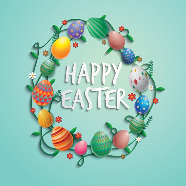 Easter background design