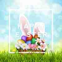 Free vector easter background design