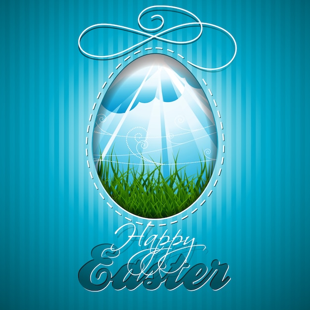 Vettore gratuito background design di pasqua