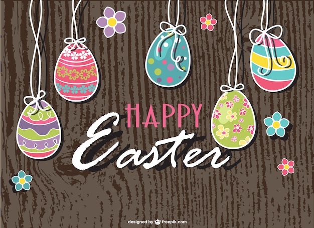 Vector Templates: Easter Background Design – Free Vector Download for Easter Illustration