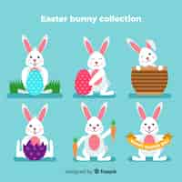 Free vector easter bunny collection