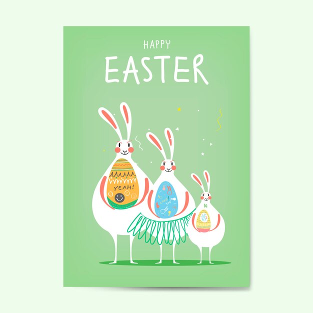 Free vector easter celebration illustration