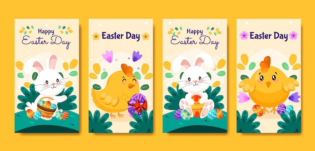 Easter celebration instagram stories collection