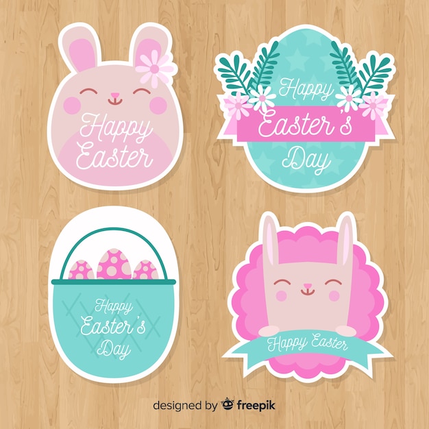 Easter day badge collection