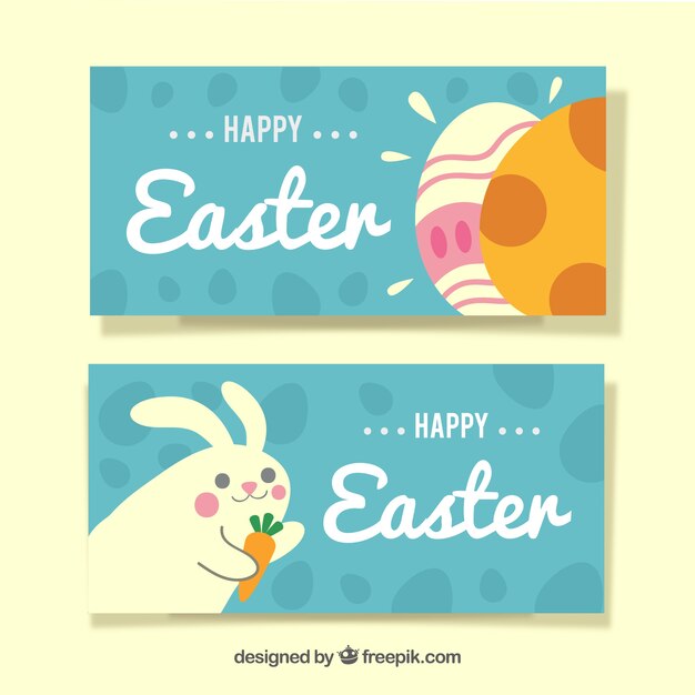 Easter day banners