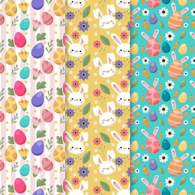 Easter day flat pattern collection