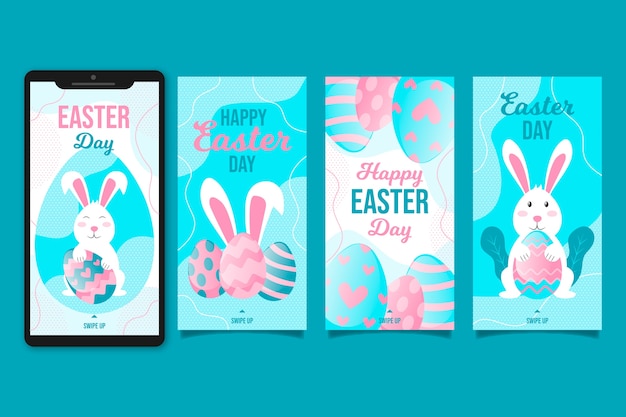 Easter day instagram stories collection