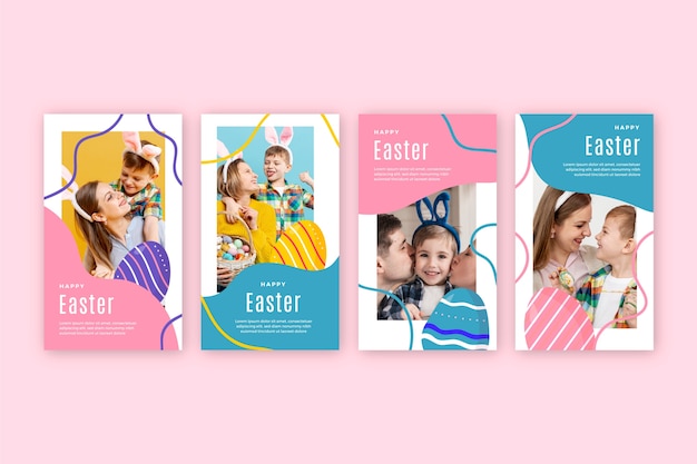 Easter day instagram stories collection